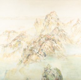 Impressionist Original Oil By Artist Guojun Zhang 'Landscape 17'