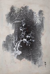 Quan Sun Abstract Original Oil On Canvas 'Live To Death 2'