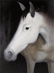 Zhenpeng Zhou Figurative Original Oil On Canvas 'Horse Series 8'