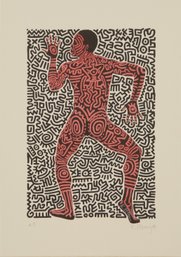 Pop Art Limited Edition Artist Proof Lithograph Signed K. Haring