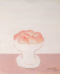 Impressionist Original Oil Painting 'Peach'