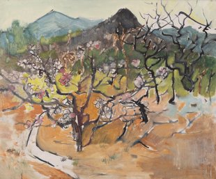 Weiguo Zhang Impressionist Original Oil Painting 'Sign 4'