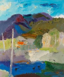 Post-Impressionist Original Oil On Canvas 'Untitled'