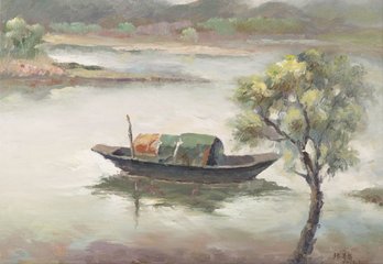 Impressionist Original Oil On Canvas 'Untitled'