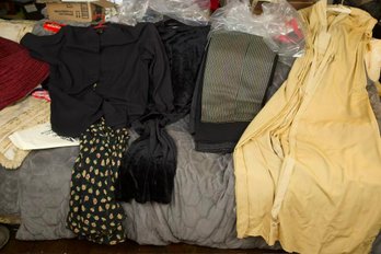 Assortment Lot Of Vintage Women's Apparel, Robe