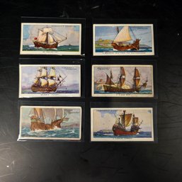 Imperial Tobacco Cigarette Sailing Ship Cards - Lot Of 6
