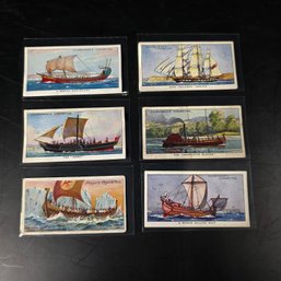 Imperial Tobacco Cigarette Sailing Ship Cards - Lot Of 6