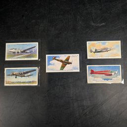 Imperial Tobacco Cigarette Airplane Cards - Lot Of 5