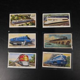Imperial Tobacco Cigarette Train Cards - Lot Of 6