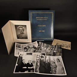 1962-1963 American Legion Auxiliary Press Book With Original Photos  Department Of Illinois