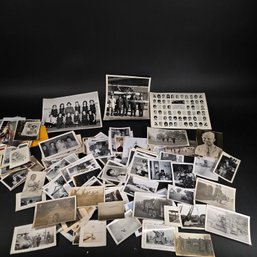 Lot Of Vintage Photographs - Includes Original Military Photos, Portraits, Groups & Historical Scenes