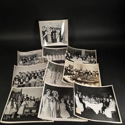 Lot Of (10) Vintage American Legion 8x10 Black & White Group Photos