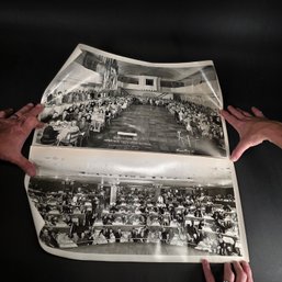 Vintage Ephemera Lot – 1947 High School Class Photo (20x12), Mine Training Certificate & Archdiocese Diploma
