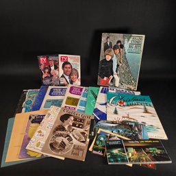 Postcards, Vintage Guitar Lesson Books & Sheet Music – Includes Rolling Stones 'Big Hits,' (2) TV Guides, Vint