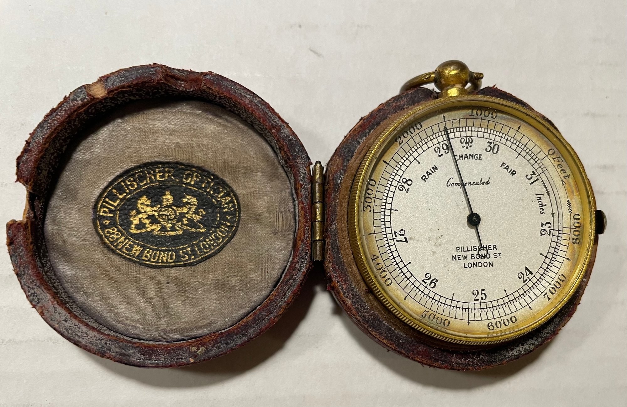 Pillischer Co. Pocket Barometer #3170 | Auctionninja.com