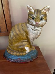Cast Iron Cat Doorstop