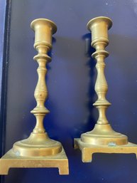 7 Inch Brass Candlesticks