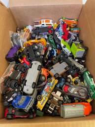 Box Of Modern Play Vehicles