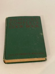 1933  Rumford Complete Cookbook