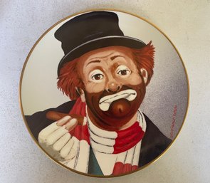 Red Skeleton Porcelain Collectors Plate