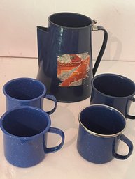 Assorted Blue Enamel Wear