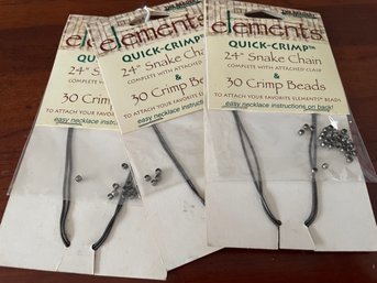 3 Beading Quick Crimp Kits