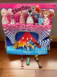 McDonalds Hot Wheels & Barbie Display