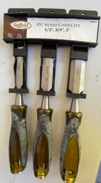 Set Of 3 Wood Chisels