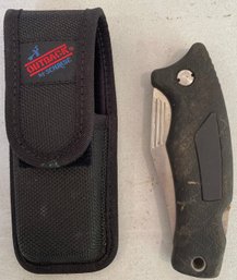 Black Schrade Folding  Knife
