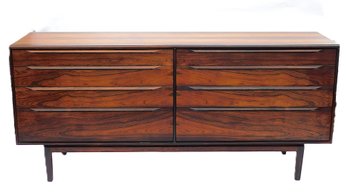 Ib Kofod Larsen For Moreddi, Mid Century Rosewood 8-Drawer Dresser, C. 1960s
