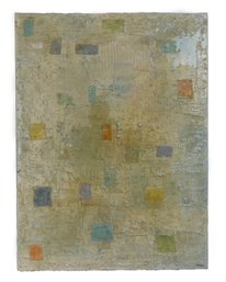 Tabasom Noorbakhsh (Indian, Contemporary), Silver Toned Abstract Mixed Media