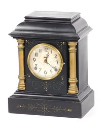 Ingraham Signet Architectural Revival Mantle Clock