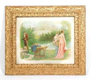 The Peacemaker, Late 19th C. Hand Colored Lithograph