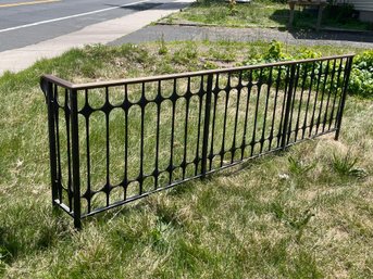 Mid Century Wrought Iron Balcony Railing