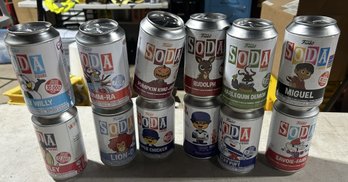 12 ITEM FUNKO SODA CAN  LOT