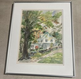 Framed Art Homestead By John L Wiens