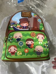 NEW Loungefly Willy Wonka & The Chocolate Factory 50th Anniversary Mini Backpack