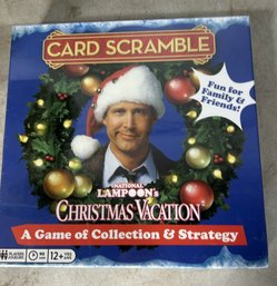 New  National Lampoon's Christmas Vacation Card Scramble Board Game