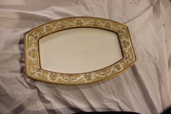 Vintage 14.5' Rosental Serving Dish - Heavy Gold Gild