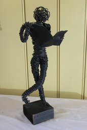 Wire Metal Man Sculpture