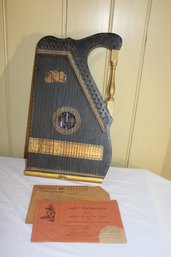 Antique Mandolin Guitar Harp