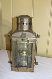 Neptune N.R. Brass Lantern Oil Lamp - Nautical