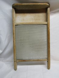 Vintage Glass Washboard