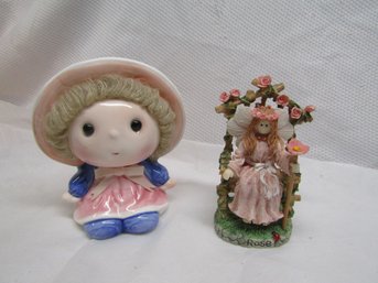 Inarco Planter & Flutter Blossom Family Figurine