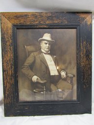 President McKinley Black & White Framed Print