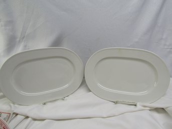 2 Oval Villeroy & Boch Serving Plates Platters