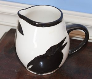 Signed OtisRein 3  Crows Pitcher