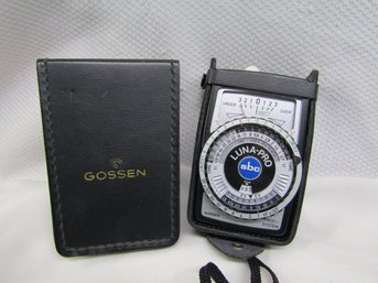 Gossen Luna-Pro Sbc Exposure Meter Made In Germany Leather Case
