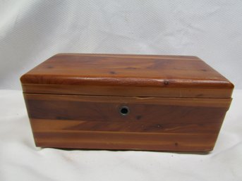 Vintage Lane Miniature Cedar Chest Wood Box Mini Hope Chest Jewelry Box