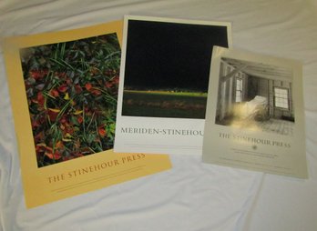 3 Stinehour Press Posters